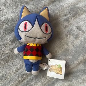 Nintendo 2012 Animal Crossing Rover Cat Purple Plush Stuffed Animal